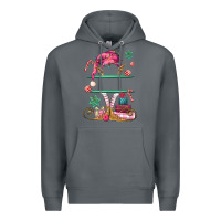 Rock pink elf costom name and preview Premium Hoodie - MaliasSmallBusiness