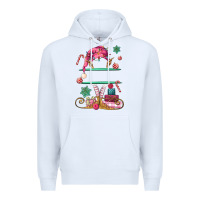 White pink elf costom name and preview Premium Hoodie - MaliasSmallBusiness