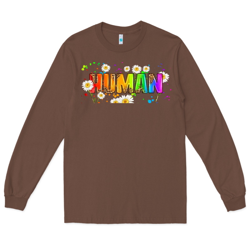Lgbtq Human  Libbey Glass Long Sleeve Tee by HRA Design Shop | Teevron