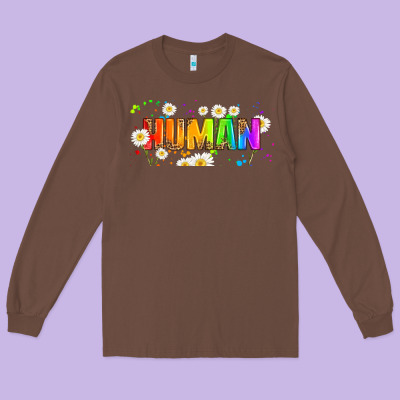 Lgbtq Human  Libbey Glass Long Sleeve Tee Designed By Hra Design Shop
