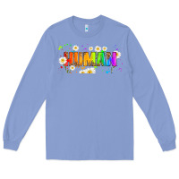 Colony Blue lgbtq human  libbey glass Long Sleeve Tee - HRA Design Shop