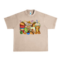 French Oak tacos coffee cups Urban Heavy Tee - Zillion Design Studio