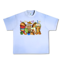 Grape Ice tacos coffee cups Urban Heavy Tee - Zillion Design Studio