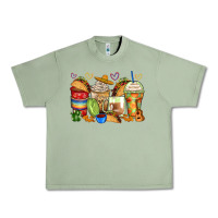 Oil Green tacos coffee cups Urban Heavy Tee - Zillion Design Studio