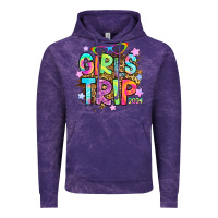Cloud Purple girls trip 2024 Vintage Hoodie - RanaPortraitStore