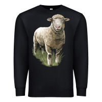 Black dorset sheep Premium Sweatshirt - LillyAllenDesigns