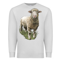 Dove Grey dorset sheep Premium Sweatshirt - LillyAllenDesigns