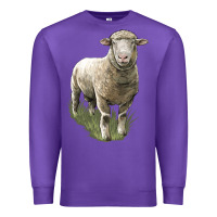Purple dorset sheep Premium Sweatshirt - LillyAllenDesigns