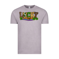 Vintage Zinc st patricks shamrock gold with rainbow Vintage Tee - RanaPortraitStore