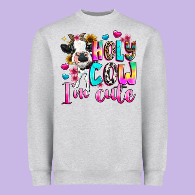 Heavyweight Sweatshirt holy cow  m cute