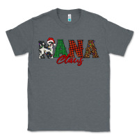Charcoal Heather nana claus Classic Tee - BarkalooDesign