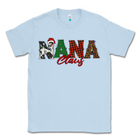 Dusty Blue nana claus Classic Tee - BarkalooDesign