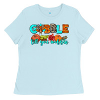 Gobble Till You Wobble Ladies Tee | Teevron