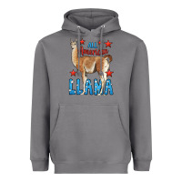 Storm All American Llama Heavyweight Hoodie - LillyAllenDesigns