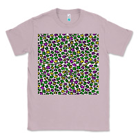 Lilac mardi gras leopard  seamless pattern Classic Tee - FaDigitalArtStudio
