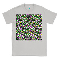 Moon Dust mardi gras leopard  seamless pattern Classic Tee - FaDigitalArtStudio