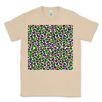 Mushroom mardi gras leopard  seamless pattern Classic Tee - FaDigitalArtStudio