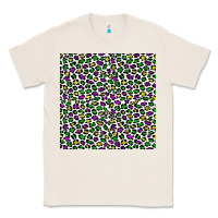 Natural mardi gras leopard  seamless pattern Classic Tee - FaDigitalArtStudio