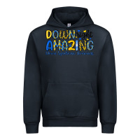 Navy down right amazing down syndrome awareness Urban Hoodie - Artiststas