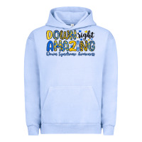 Pigment Grape Ice down right amazing down syndrome awareness Urban Hoodie - Artiststas
