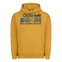 Pigment Peanut Butter down right amazing down syndrome awareness Urban Hoodie - Artiststas
