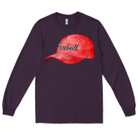 Plum blue baseball cap fa element Long Sleeve Tee - FaDigitalArtStudio