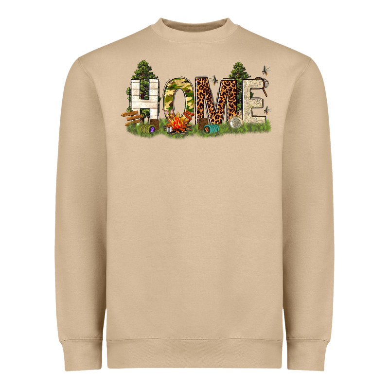 Home Camping Heavyweight Sweatshirt by texasbilliewilder | Teevron