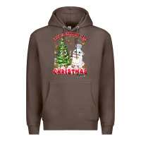 Coffee racn around the christmas tree Premium Hoodie - MaliasSmallBusiness