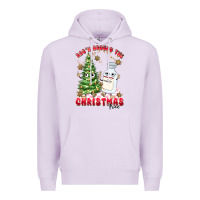 Lilac racn around the christmas tree Premium Hoodie - MaliasSmallBusiness