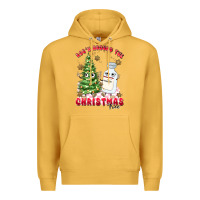 Mustard racn around the christmas tree Premium Hoodie - MaliasSmallBusiness