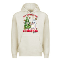 Oatmeal Heather racn around the christmas tree Premium Hoodie - MaliasSmallBusiness
