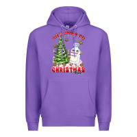 Purple racn around the christmas tree Premium Hoodie - MaliasSmallBusiness