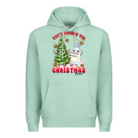 Seafoam racn around the christmas tree Premium Hoodie - MaliasSmallBusiness