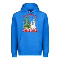 True Royal racn around the christmas tree Premium Hoodie - MaliasSmallBusiness