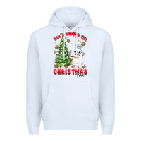 White racn around the christmas tree Premium Hoodie - MaliasSmallBusiness