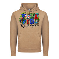 Vintage Coffee pura vida costa rica rana Vintage Hoodie - RanaPortraitStore