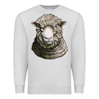 Dove Grey dorset sheep head Premium Sweatshirt - LillyAllenDesigns