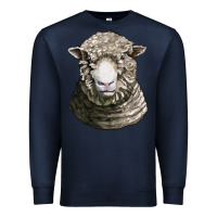 Navy dorset sheep head Premium Sweatshirt - LillyAllenDesigns