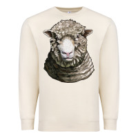 Sandshell dorset sheep head Premium Sweatshirt - LillyAllenDesigns