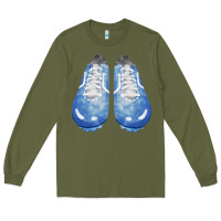 Army Green blue cleats fa element Long Sleeve Tee - FaDigitalArtStudio