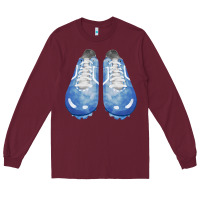 Burgundy blue cleats fa element Long Sleeve Tee - FaDigitalArtStudio