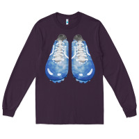 Plum blue cleats fa element Long Sleeve Tee - FaDigitalArtStudio