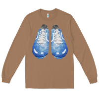 Toasted Coconut blue cleats fa element Long Sleeve Tee - FaDigitalArtStudio