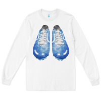 White blue cleats fa element Long Sleeve Tee - FaDigitalArtStudio