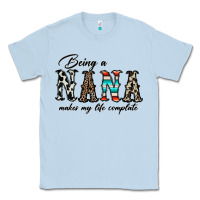 Dusty Blue being nana makes my life complate Classic Tee - CowhideDigitalArt