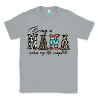 Heather Grey being nana makes my life complate Classic Tee - CowhideDigitalArt