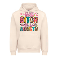 Sandshell bad bitch with bad anxiety Urban Hoodie - Artiststas