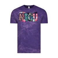 Cloud Purple nicu Vintage Tee - Zillion Design Studio