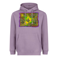 Lavender mardi gras background Heavyweight Hoodie - BarkalooDesign