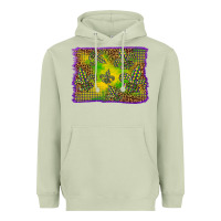 Matcha mardi gras background Heavyweight Hoodie - BarkalooDesign